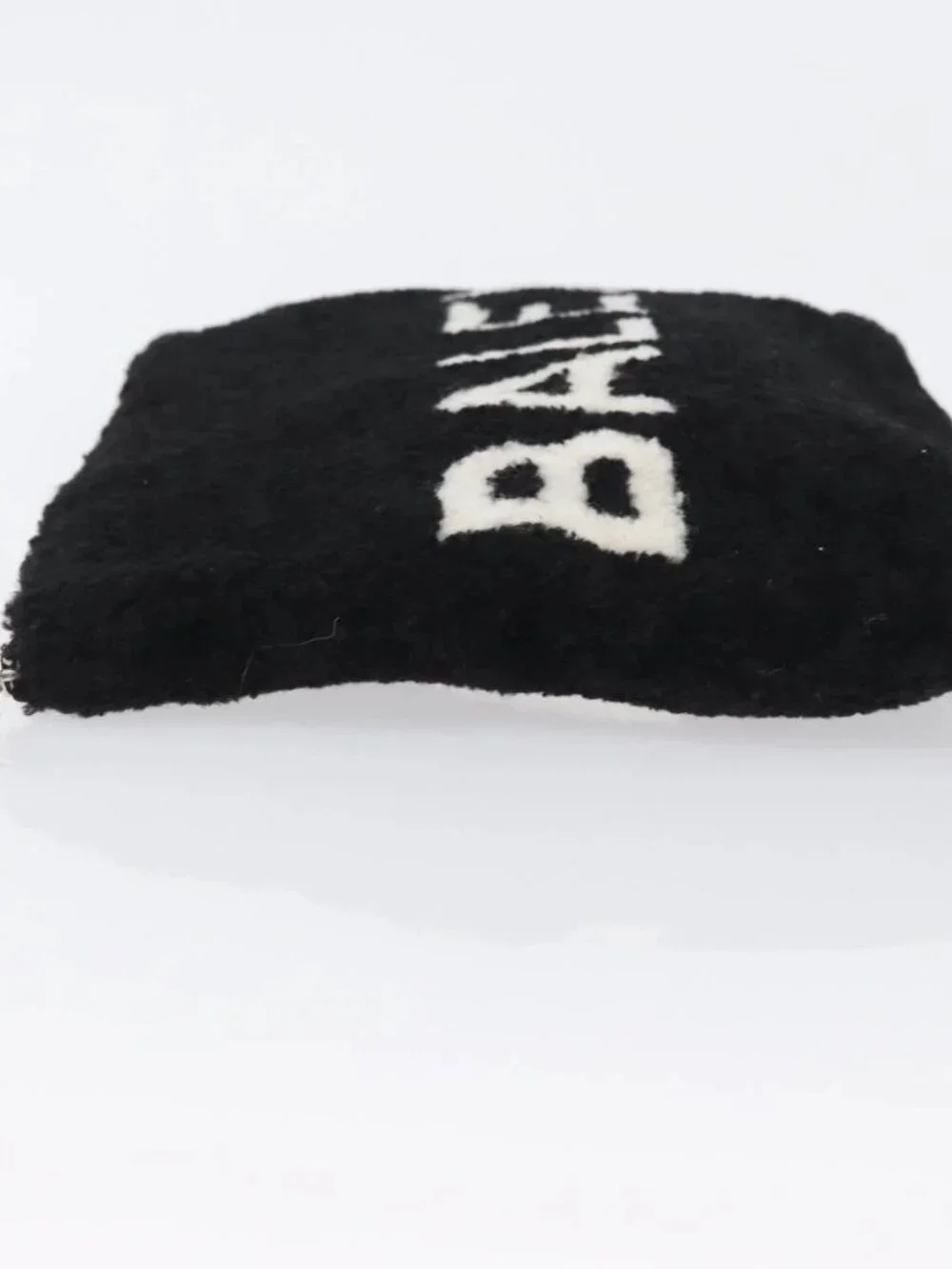 BALENCIAGA Clutch Bag knitted Fabrics Black Silver - Picture 6 of 16